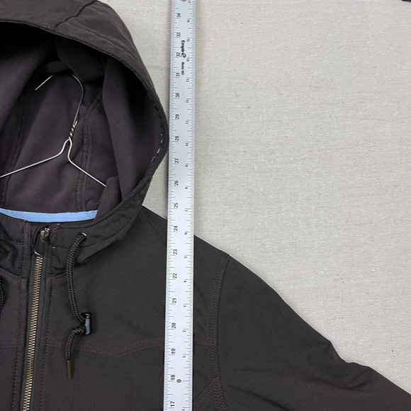Women's Brown Hooded Jacket - Picture 8 of 8